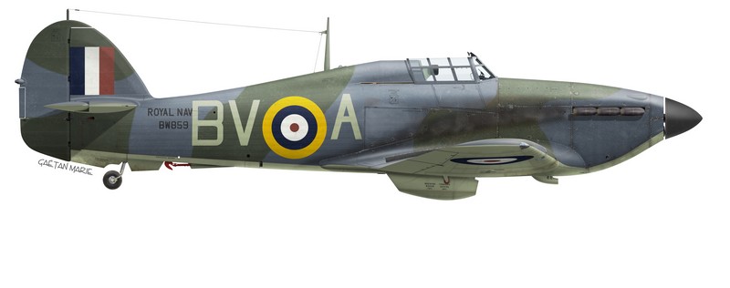 Hawker Sea Hurricane Mk X BW859, No 126 Squadron RCAF, 1942