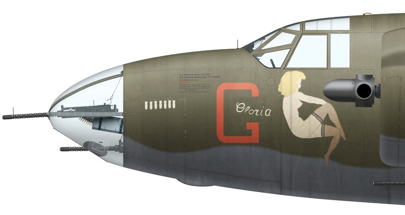 Martin Marauder Mk II FB451 "Gloria", No 12 Squadron SAAF, Biferno, Italie, printemps 1944